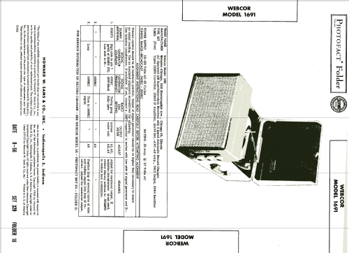 Webcor 1691 ; Webster Co., The, (ID = 1870401) Radio