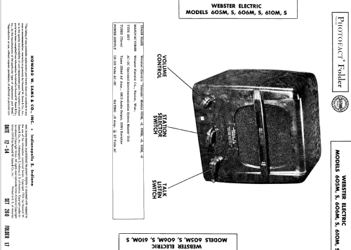 605M ; Webster Electric (ID = 571030) Ampl/Mixer