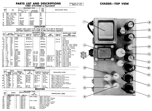 81-15 ; Webster Electric (ID = 571257) Ampl/Mixer