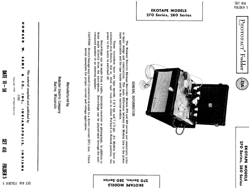 Ekotape 270 Series ; Webster Electric (ID = 775777) R-Player