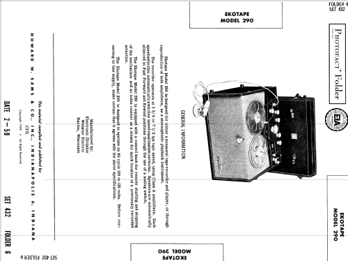 Ekotape 290 ; Webster Electric (ID = 643873) R-Player