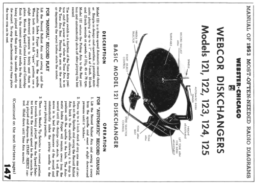 123 Webcor Diskchanger ; Webster Co., The, (ID = 168677) Sonido-V