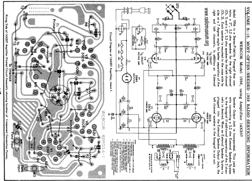 1956 Ch= 14X307; Webster Co., The, (ID = 60428) R-Player