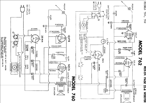 Record Changer Seven Sixty Two 762 Ch= 77-1; Webster Co., The, (ID = 731293) R-Player