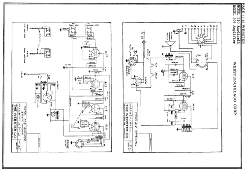 Amplifier 508; Webster Co., The, (ID = 140188) Ampl/Mixer