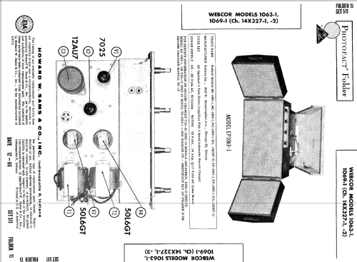 Webcor EP-1063-1 Ch= 14X327-1; Webster Co., The, (ID = 501211) R-Player