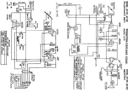 Projectosell Amplifier AP-38 AC/DC; Webster Co., The, (ID = 724280) Ton-Bild