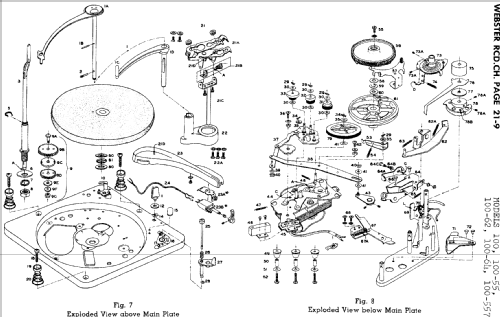 Record Changer Chassis 100-27 ; Webster Co., The, (ID = 730017) R-Player