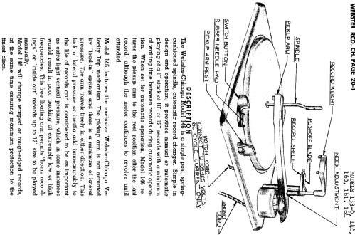 Record Changer 133-6 ; Webster Co., The, (ID = 728736) Ton-Bild