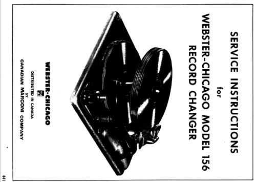 Record Changer 156 ; Webster Co., The, (ID = 1194644) R-Player