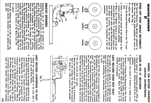 Record Changer 256 ; Webster Co., The, (ID = 1194703) R-Player