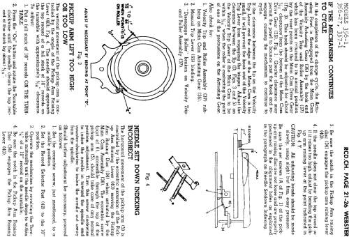 Record Changer Chassis 356-27 ; Webster Co., The, (ID = 731222) R-Player