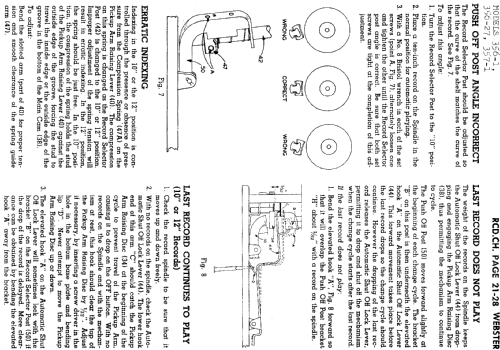 Record Changer Chassis 356-27 ; Webster Co., The, (ID = 731224) R-Player