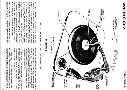 Record Changer Chassis 152 ; Webster Co., The, (ID = 1167419) Ton-Bild