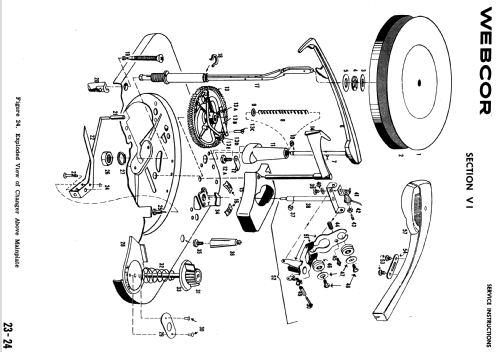 Record Changer Chassis 152 ; Webster Co., The, (ID = 1167439) Sonido-V