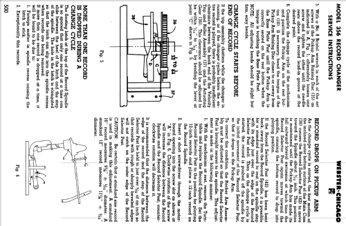 Record Changer Chassis 356-1 ; Webster Co., The, (ID = 1195087) R-Player