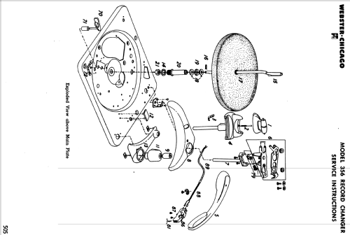 Record Changer Chassis 356-1 ; Webster Co., The, (ID = 1195092) Reg-Riprod