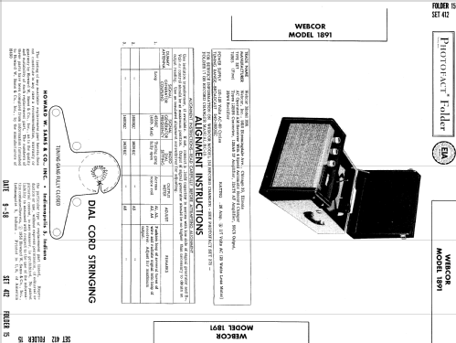 Webcor 1891; Webster Co., The, (ID = 784058) Radio