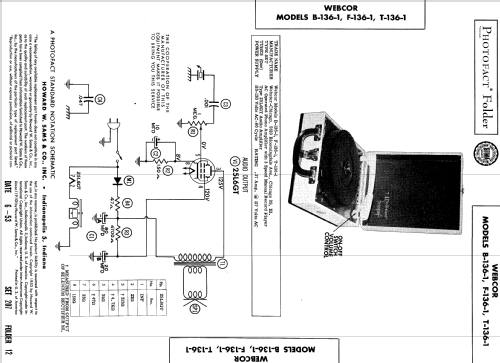 Webcor B-136-1 ; Webster Co., The, (ID = 549201) R-Player