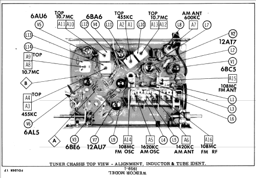 Webcor BC-1992-1 Ch= 14X285-2 + 14X299-1 + 73X016-1; Webster Co., The, (ID = 563578) Radio