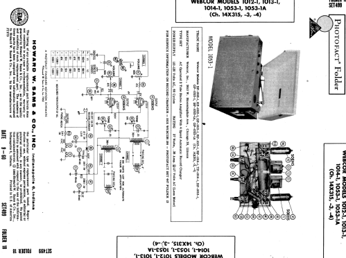 Webcor BP-1053-1A Ch= 14X314; Webster Co., The, (ID = 583787) Sonido-V