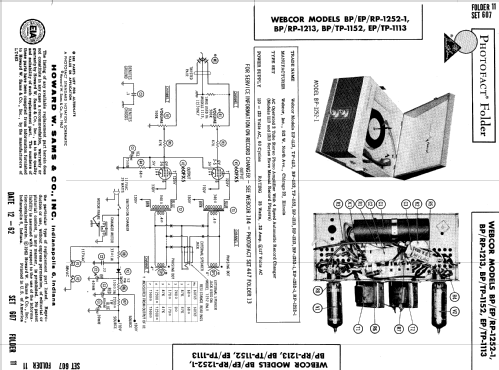 Webcor BP-1252-1 ; Webster Co., The, (ID = 549828) R-Player