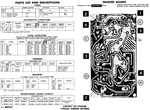 Webcor CP1956-1 Ch= 14X307; Webster Co., The, (ID = 545195) Ampl/Mixer