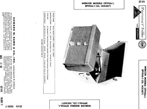 Webcor EP1956-1 Ch= 14X307; Webster Co., The, (ID = 545199) Ampl/Mixer