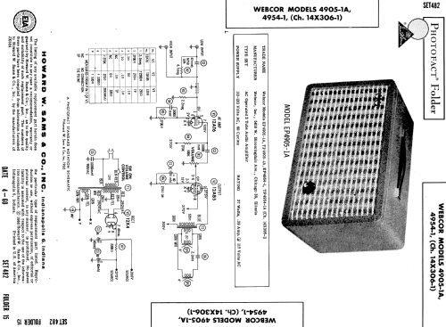 Webcor EP4905-1A Ch= 14X306-1; Webster Co., The, (ID = 570750) Ampl/Mixer