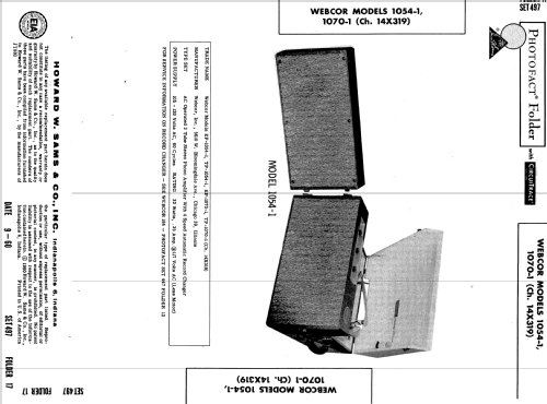 Webcor EP-1054-1 Ch= 14X319; Webster Co., The, (ID = 587075) R-Player