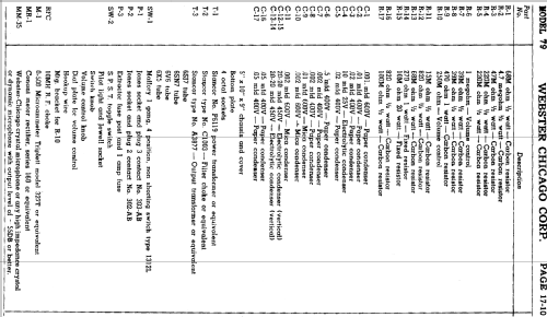 Wire Recorder 79; Webster Co., The, (ID = 728106) R-Player