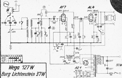 127W; Wega, (ID = 2833996) Radio