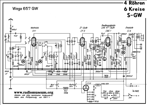 657GW; Wega, (ID = 35960) Radio