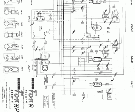 Fox R 467W-4; Wega, (ID = 69243) Radio