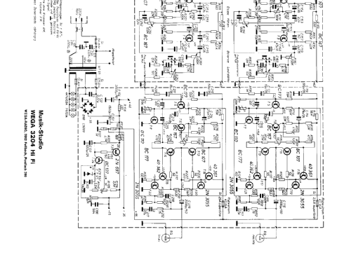 HiFi-Musikstudio 3204; Wega, (ID = 366216) Radio