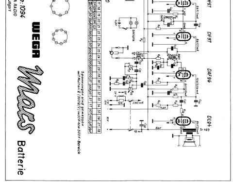 Mars Batterie 1094; Wega, (ID = 322580) Radio