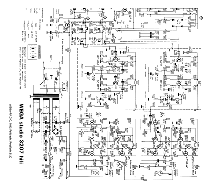 Studio 3207 HiFi; Wega, (ID = 2004080) Radio