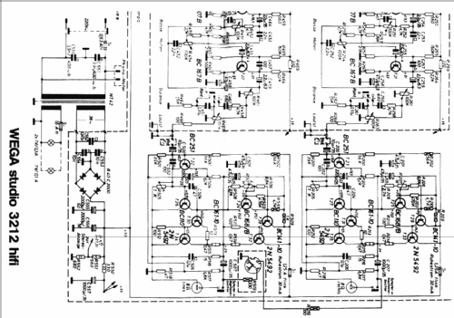 studio 3212 hifi; Wega, (ID = 95852) Radio