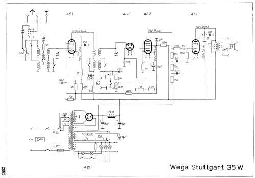 Stuttgart 35W; Wega, (ID = 1853037) Radio