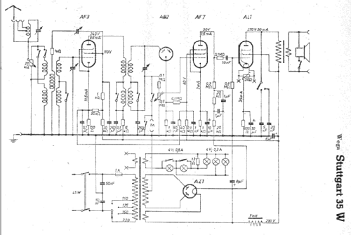 Stuttgart 35W; Wega, (ID = 8253) Radio