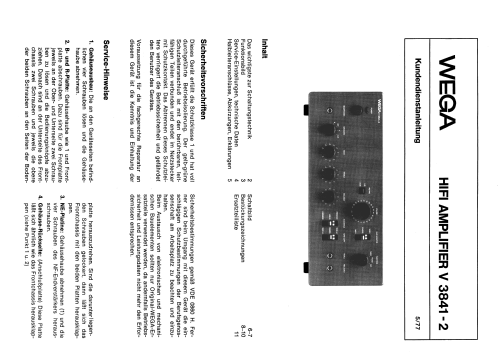 V3841-2; Wega, (ID = 2017181) Ampl/Mixer