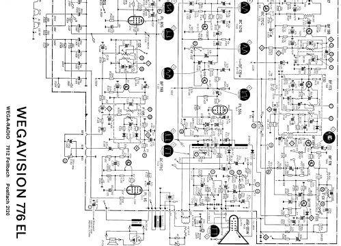 Wegavision 776EL; Wega, (ID = 2457501) Television