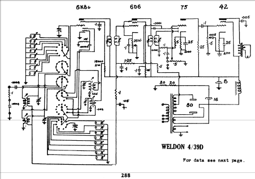 4/39D; Weldon brand, Weldon (ID = 782144) Radio