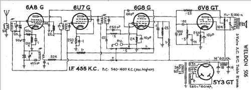 506; Weldon brand, Weldon (ID = 1971438) Radio