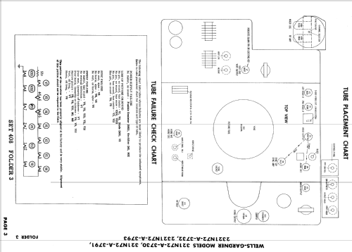 2321N72-A-3732 ; Wells-Gardner & Co.; (ID = 848770) Television