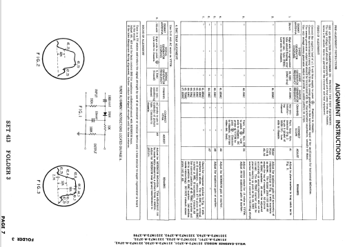 2321N73-A-3703 ; Wells-Gardner & Co.; (ID = 789380) Television