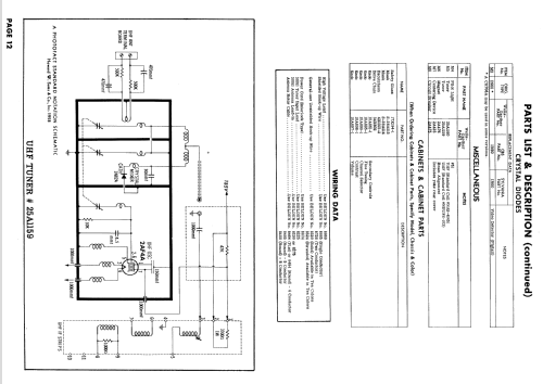 2321N74-A-3770 ; Wells-Gardner & Co.; (ID = 853201) Television