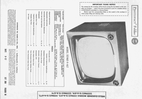 321A62U-C-612; Wells-Gardner & Co.; (ID = 2477310) Television