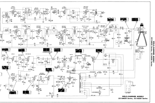 321AM58 Series ; Wells-Gardner & Co.; (ID = 2198259) Television