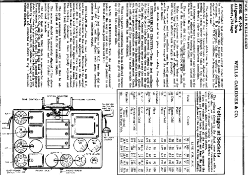 40 ; Wells-Gardner & Co.; (ID = 656899) Radio